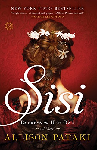 Book cover: woman with braided hair adorned with flowers, red background.