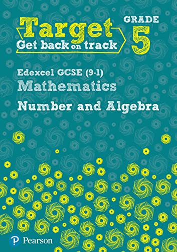 Green textbook cover with “Target Grade 5” and mathematical equations.