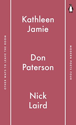 Red book cover with white text listing three poet’s names.