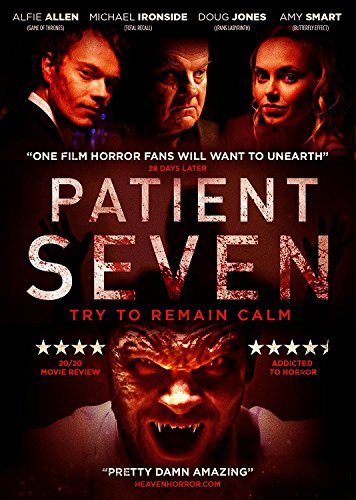 “Patient Seven” DVD cover featuring cast photos and a monstrous face.