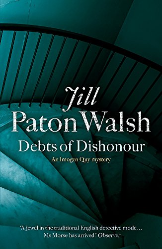 Book cover: “Debts of Dishonour” with a spiral staircase image.