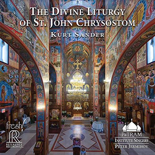 CD cover depicting an ornate Orthodox church interior and choir.