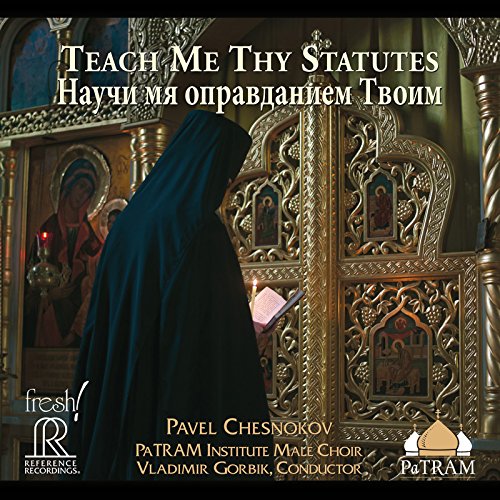 CD cover: man in dark robe before an Orthodox iconostasis.