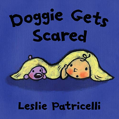 Book cover: a scared, yellow-covered dog peeks out from under a blanket.
