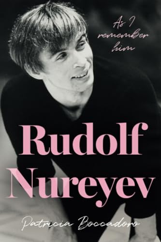 Book cover featuring a black and white portrait of Rudolf Nureyev.
