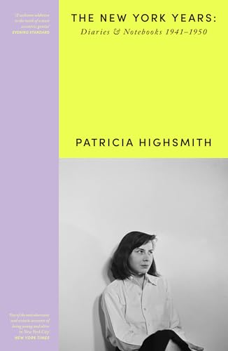 Book cover: Patricia Highsmith’s diaries with author’s portrait.