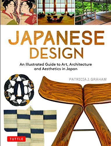 Book cover featuring Japanese art, architecture, and design elements.
