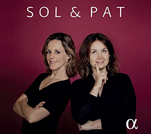 CD cover featuring two women, Patricia Kopatchinskaja and Sol Gabetta.