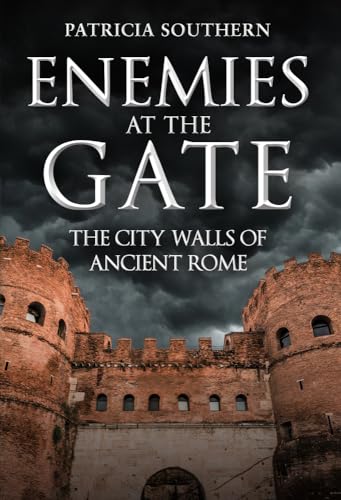 Book cover depicting ancient Roman walls against a stormy sky.