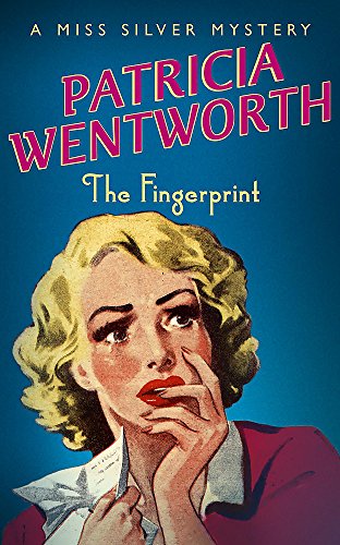 Book cover: “The Fingerprint” by Patricia Wentworth, featuring a worried woman.
