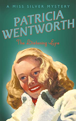 Vintage book cover: woman’s face with title “The Listening Eye”.