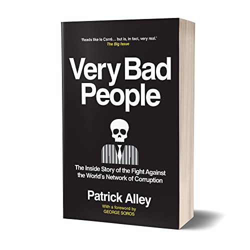 Black book cover with white text, skull image, and author Patrick Alley.