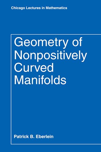 Blue book cover with white text: "Geometry of Nonpositively Curved Manifolds".