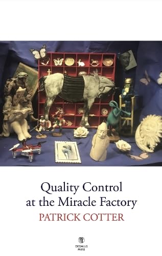 Book cover with still life arrangement of toys and objects.