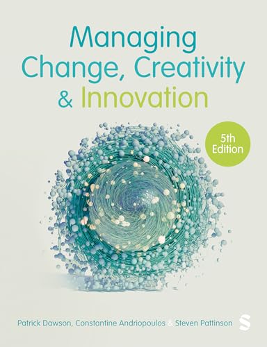 Book cover: "Managing Change, Creativity & Innovation" 5th Edition.