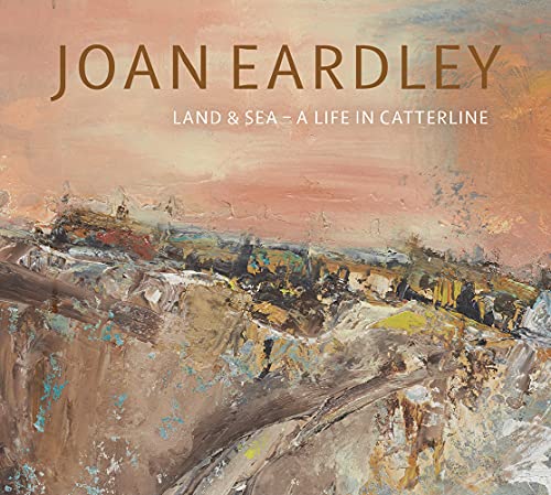 Book cover featuring an impasto oil painting of a landscape under a pink sky.