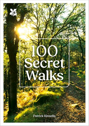Book cover: forest path with sunlight, title "100 Secret Walks".