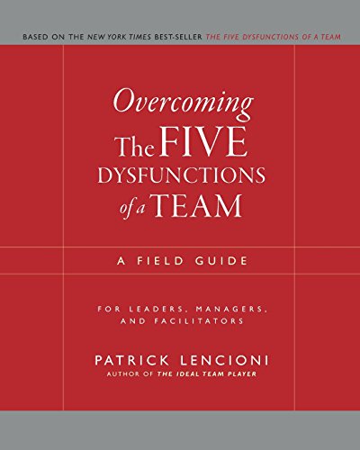 Book cover for Overcoming the Five Dysfunctions of a Team by Patrick Lencioni.