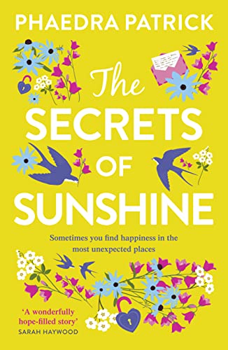 Yellow book cover with floral illustrations, title “The Secrets of Sunshine.”