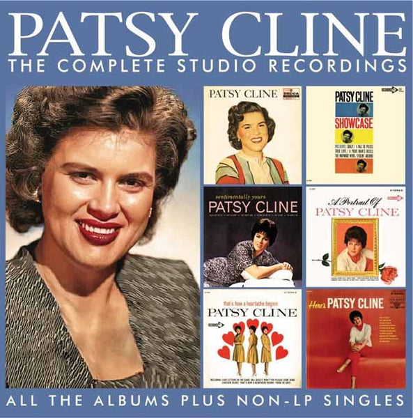 CD case featuring Patsy Cline’s portrait, with title and barcode visible.