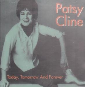 Patsy Cline album cover: portrait of a smiling woman in white.