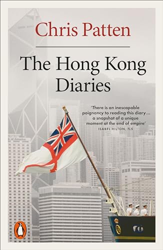 Book cover: “The Hong Kong Diaries” with Union Jack and cityscape.