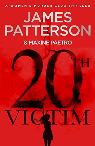 Book cover: red background, large “20th Victim” text, silhouette of a woman.