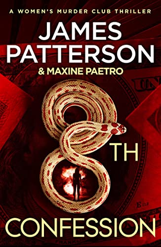 Book cover: red and white snake coiled over money, dark silhouette.