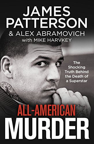 Book cover: "All-American Murder" featuring a portrait of a man.