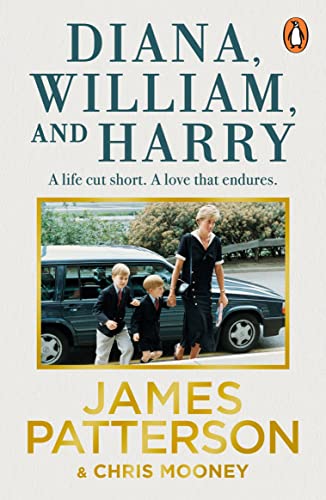 Book cover featuring Princess Diana with young William and Harry.