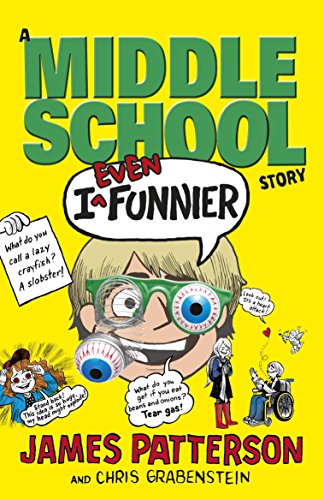 Book cover: “I Even Funnier” featuring a cartoon boy with large glasses.