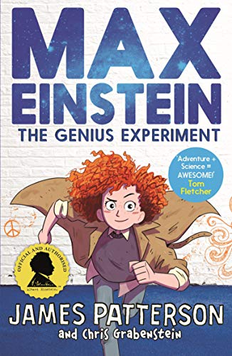 "Book cover featuring a cartoon boy with red curly hair and a brown jacket."