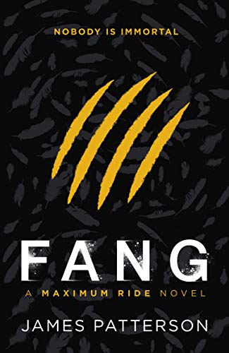 Book cover for "Fang" by James Patterson, featuring claws and feathers.