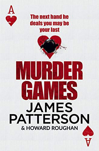 "Book cover with a man running on a road at night, title 'Murder Games'."