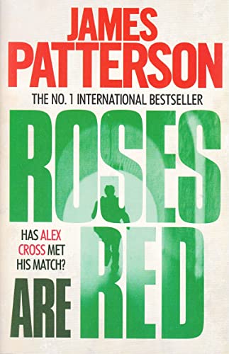Book cover for "Roses are Red" by James Patterson, with red and green text.