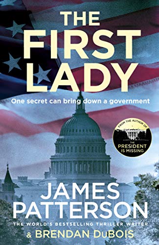 Book cover: “The First Lady” with US Capitol building and American flag.