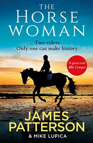 A silhouette of a person riding a horse on a beach at sunset.