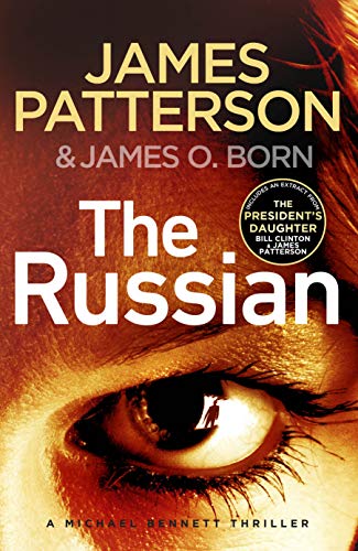 Book cover: "The Russian" by James Patterson, featuring an eye and reflection.