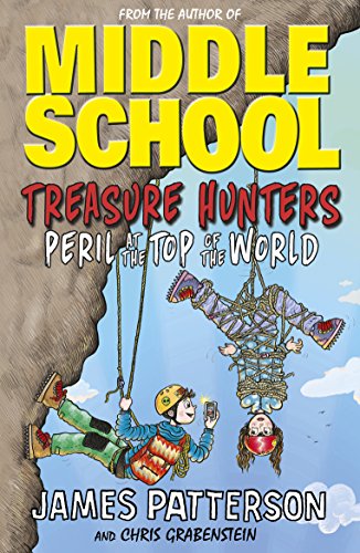 Book cover: two children rappelling down a rocky cliff face.