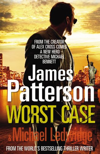 Book cover: Man in suit, city skyline, Statue of Liberty in background.