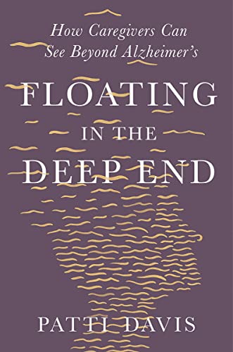 Book cover with gold text on purple, depicting water waves and a face.