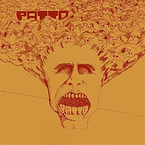Album cover art featuring a screaming face with many smaller faces in its hair.