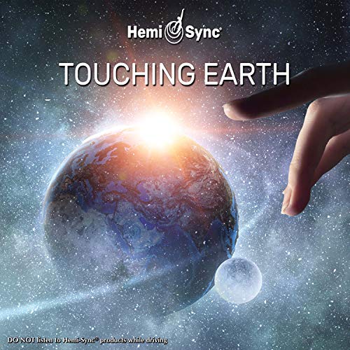 "Album cover with hand reaching towards Earth and moon in outer space."