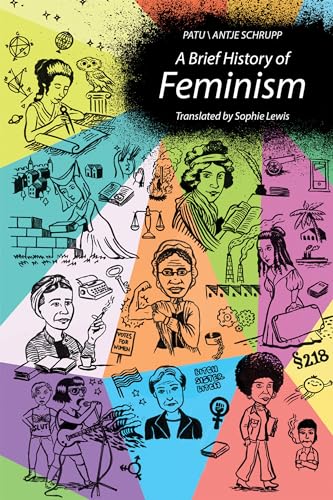 Book cover: “A Brief History of Feminism” with illustrated portraits of women.