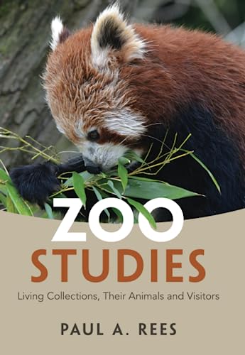 Book cover featuring a red panda eating leaves, titled “Zoo Studies”.