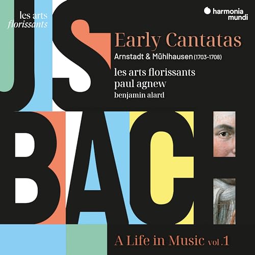 CD cover for “J.S. Bach: A Life in Music vol.1” by Paul Agnew.