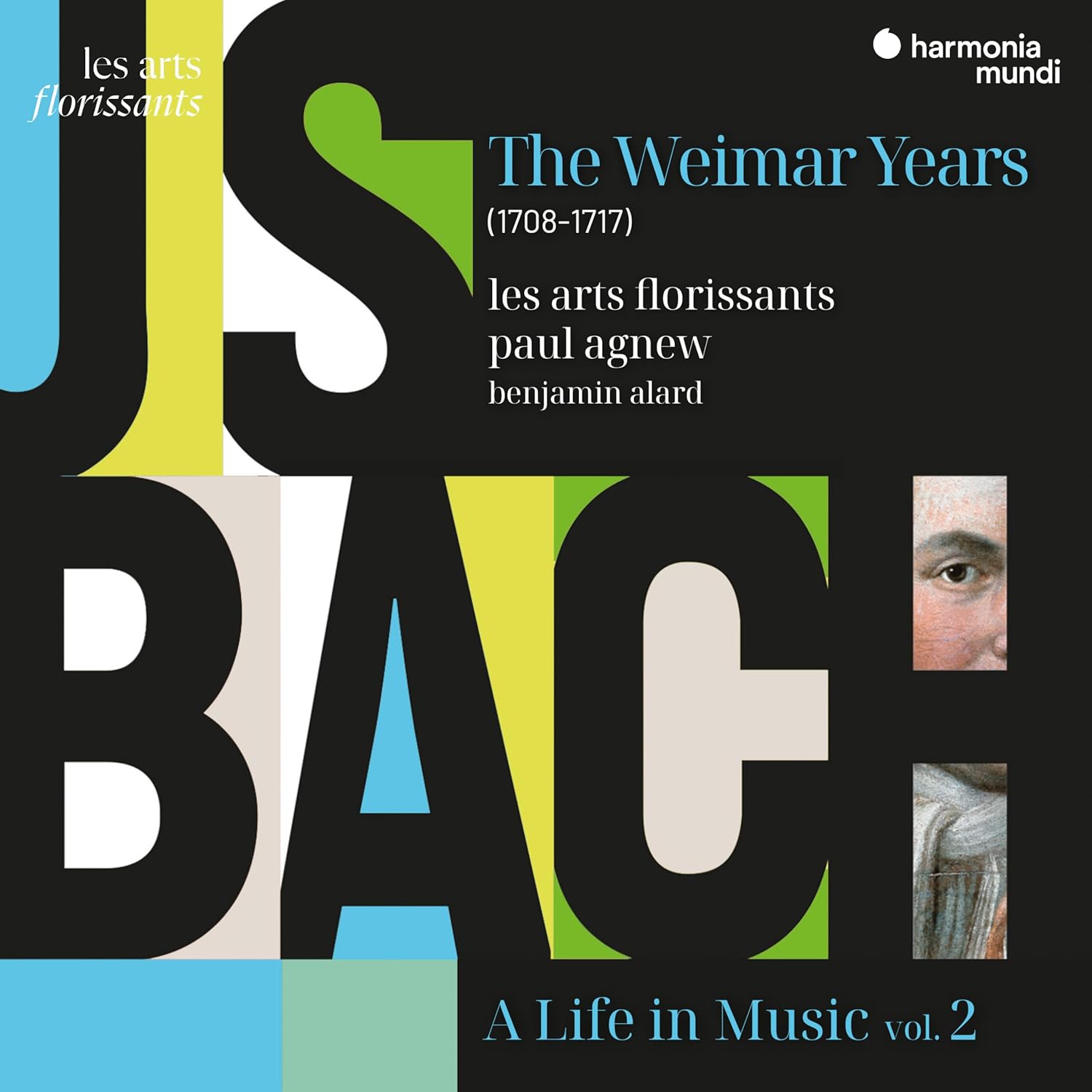 CD cover for “J.S. Bach: A Life In Music vol. 2” by Paul Agnew.
