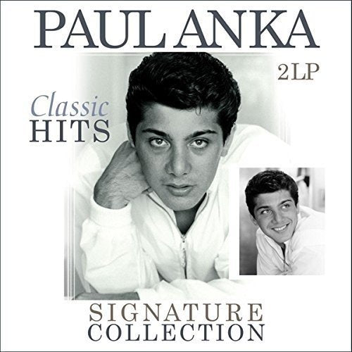 Black and white vinyl album cover featuring Paul Anka with two different facial expressions.