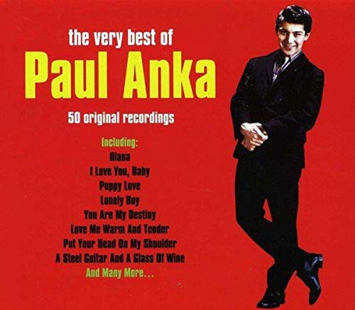 CD cover for Paul Anka’s “Very Best Of” album, featuring his portrait.