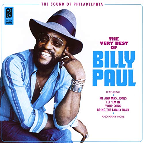 CD cover featuring Billy Paul in a hat and sunglasses, smiling.